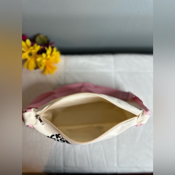 New Mickey & Minnie Cartoon Canvas Adjustable Shoulder/Crossbody Bag - Picture 9 of 11